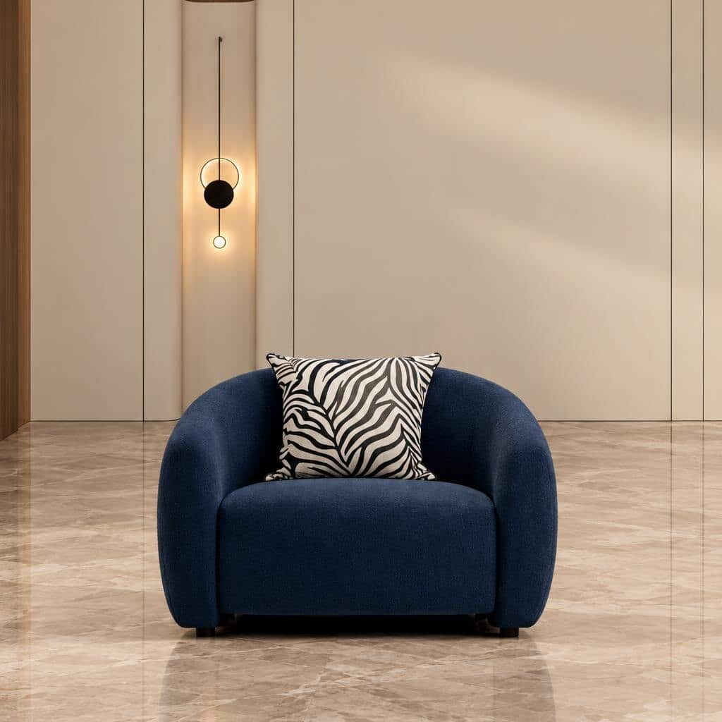 Leko Living Chair front view for practical home seating