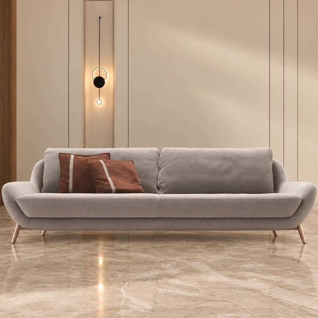 Leko Living Sofa front view for modern living room sofa furniture