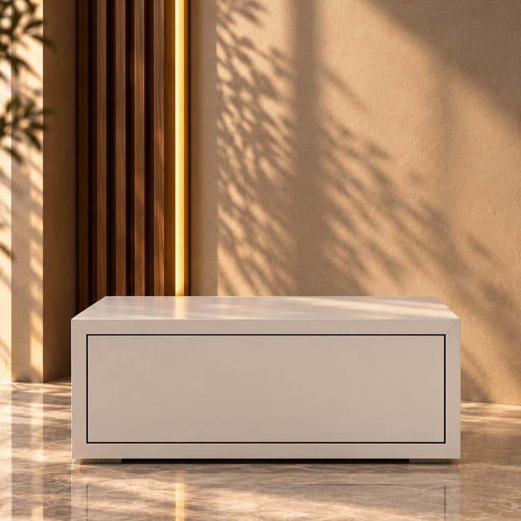 Elna Nightstand Set in distinctive sleep space detail