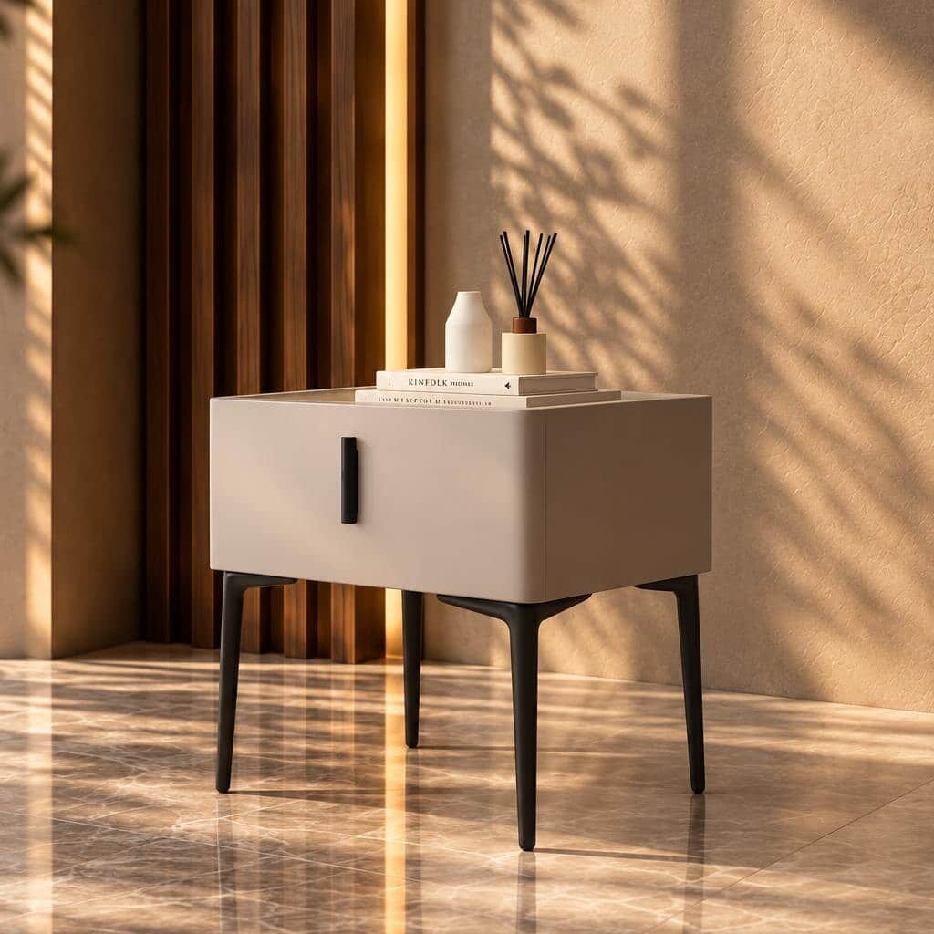 Mira Nightstand Set in distinctive bedside view
