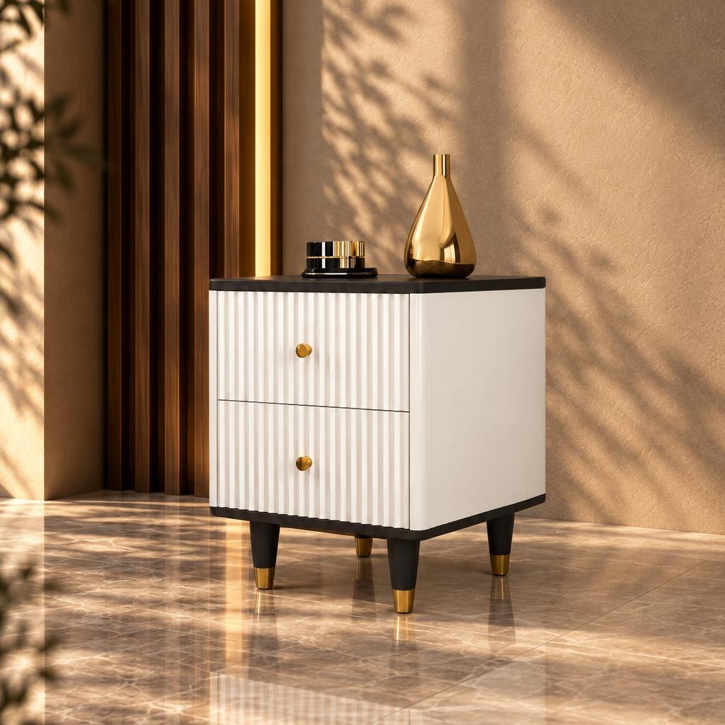 Toni Nightstand Set in decorative bedside styling