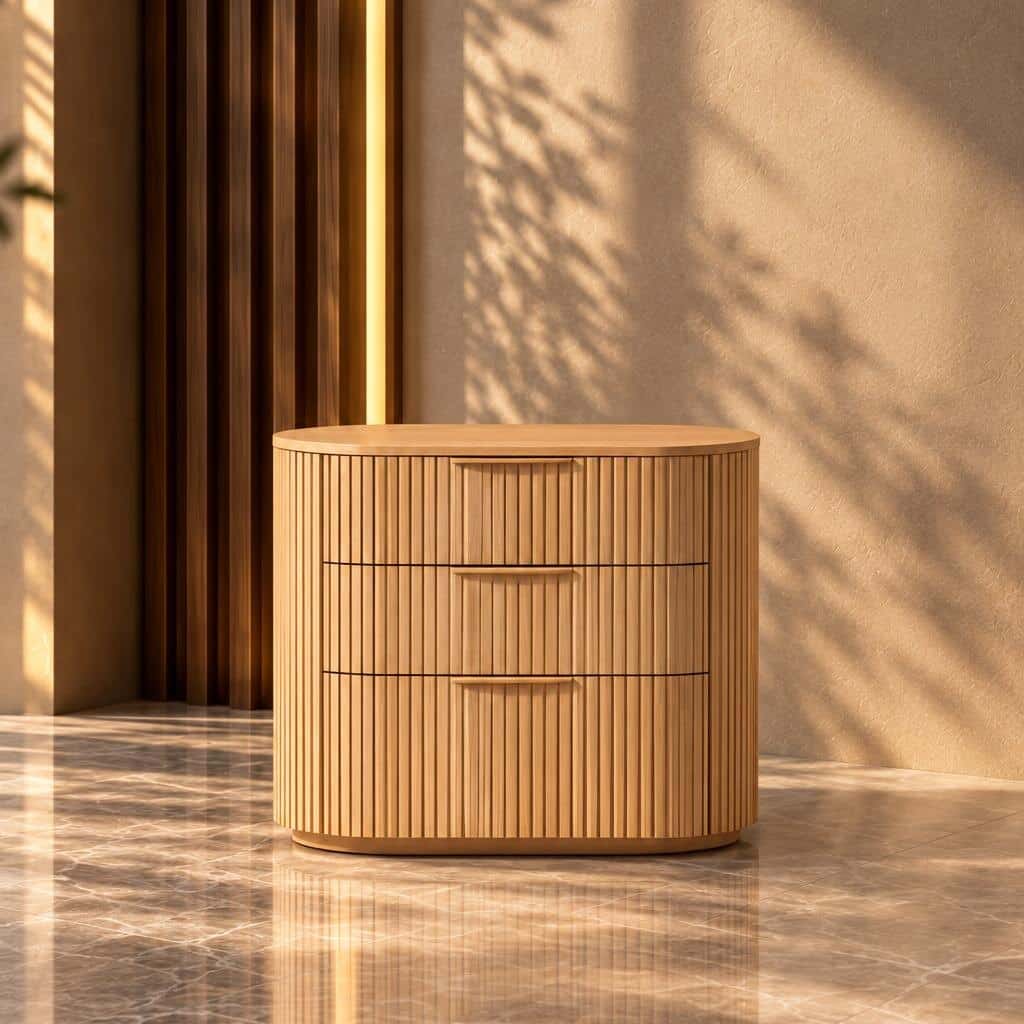 Solvero Nightstand Set in luxury decorative setup