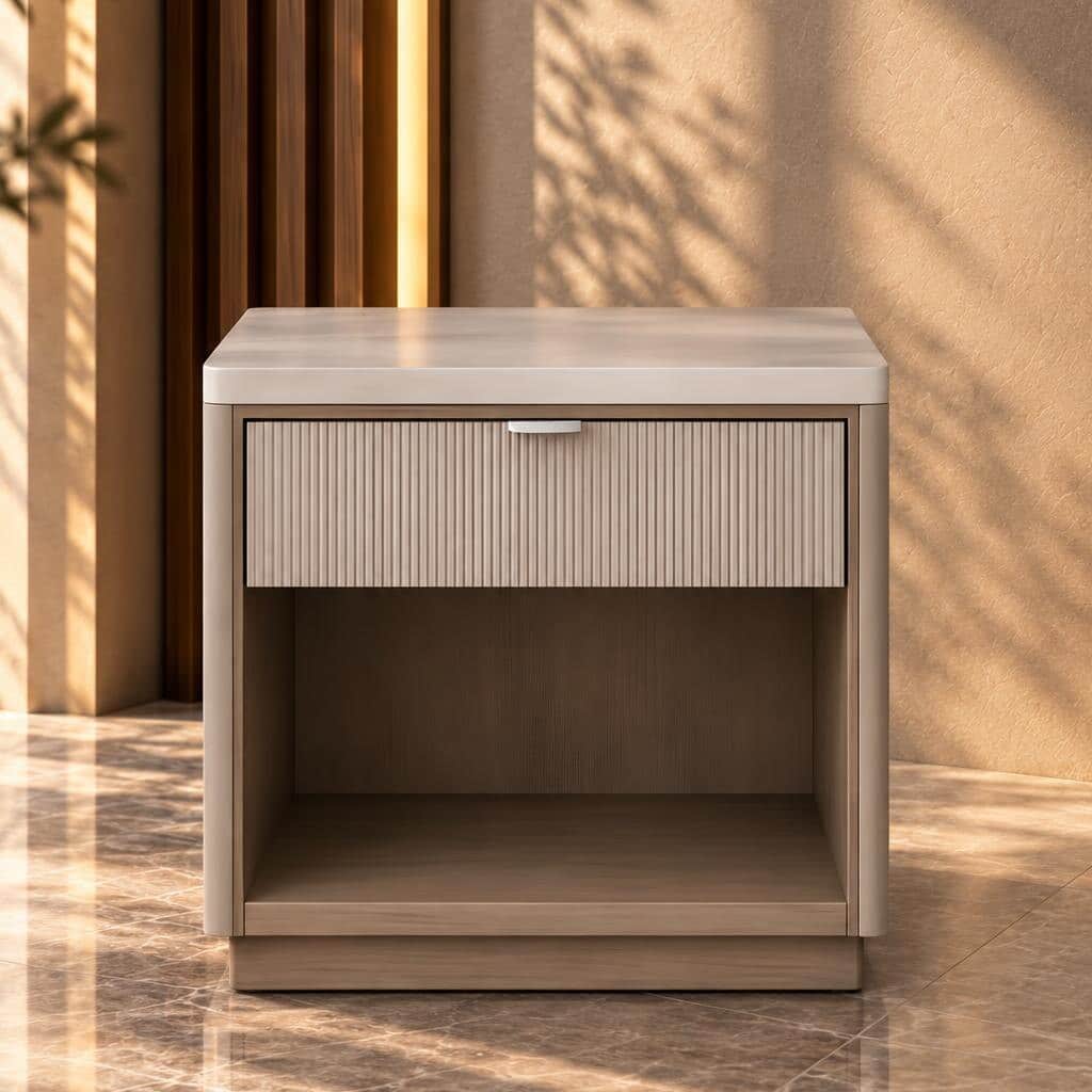 Orvino Nightstand Set in distinctive home styling view