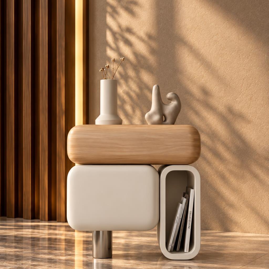 Sola Nightstand Set in chic visual product scene