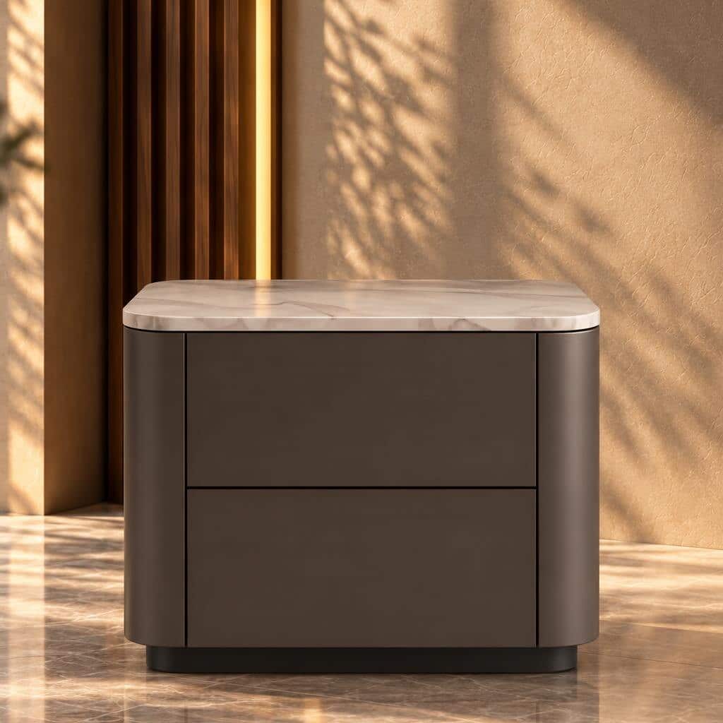 Levanto Nightstand Set in decorative bedside view
