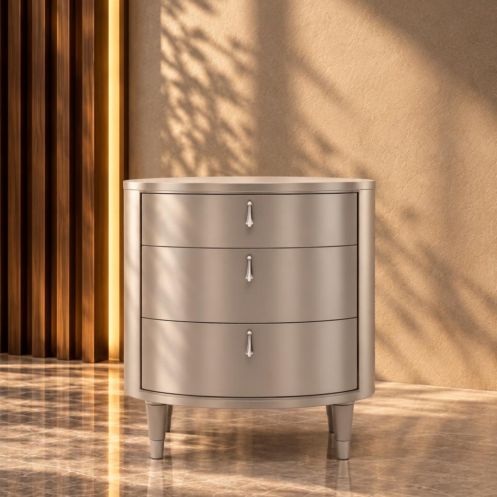 Siva Nightstand Set in simple home decor angle