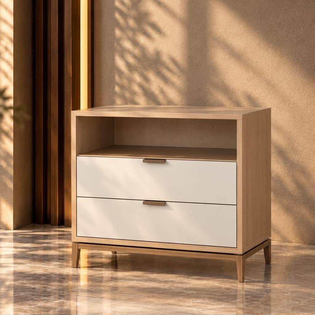 Rina Nightstand Set in contemporary furniture closeup