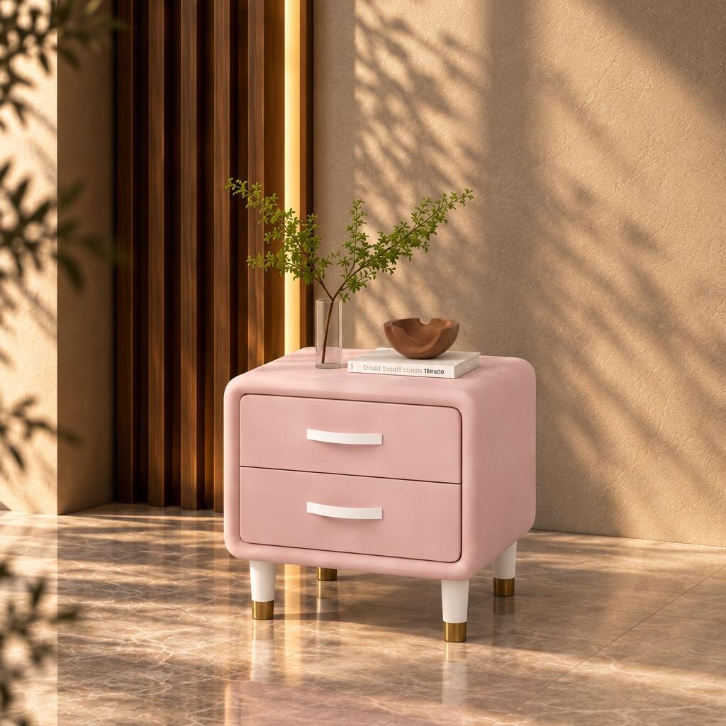 Remi Nightstand Set in functional decorated room look