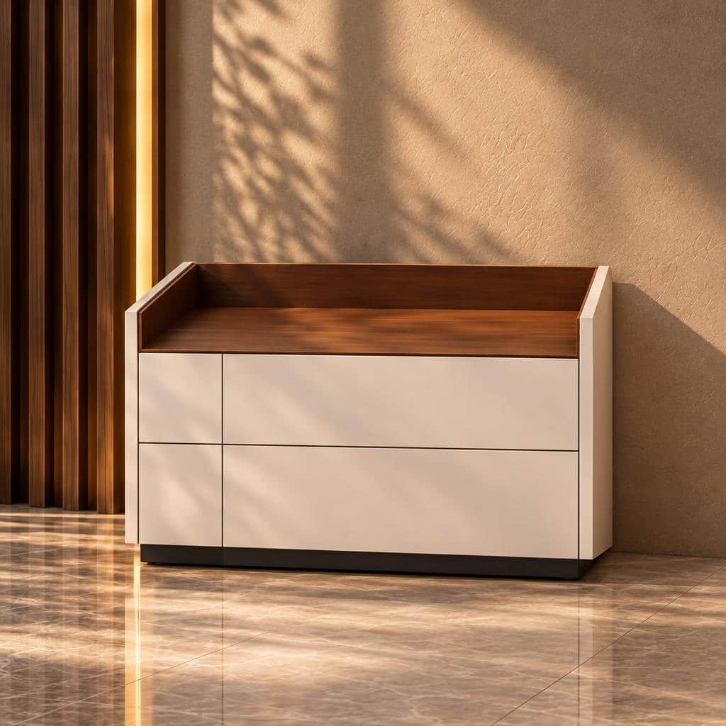 Zorvani Nightstand Set in smart nightstand detail
