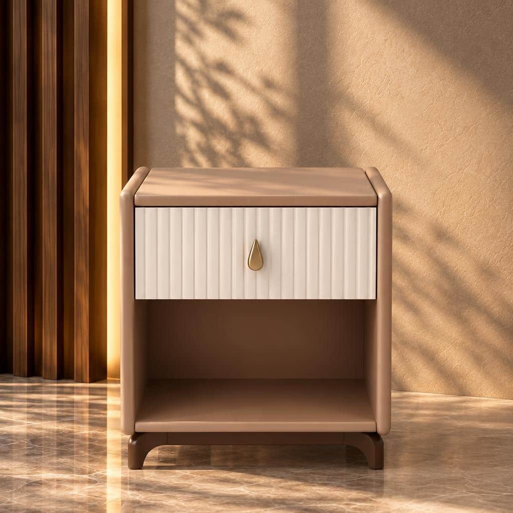 Morenza Nightstand Set in attractive bedroom furniture look
