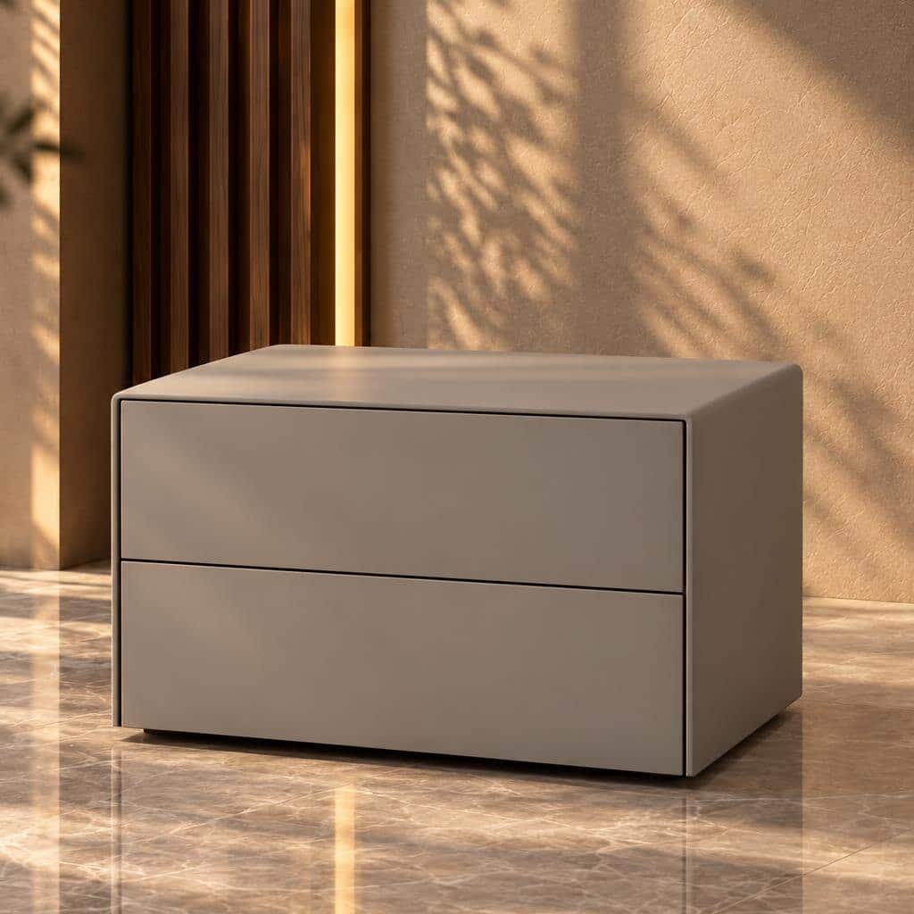 Alra Nightstand Set in simple decorated room look