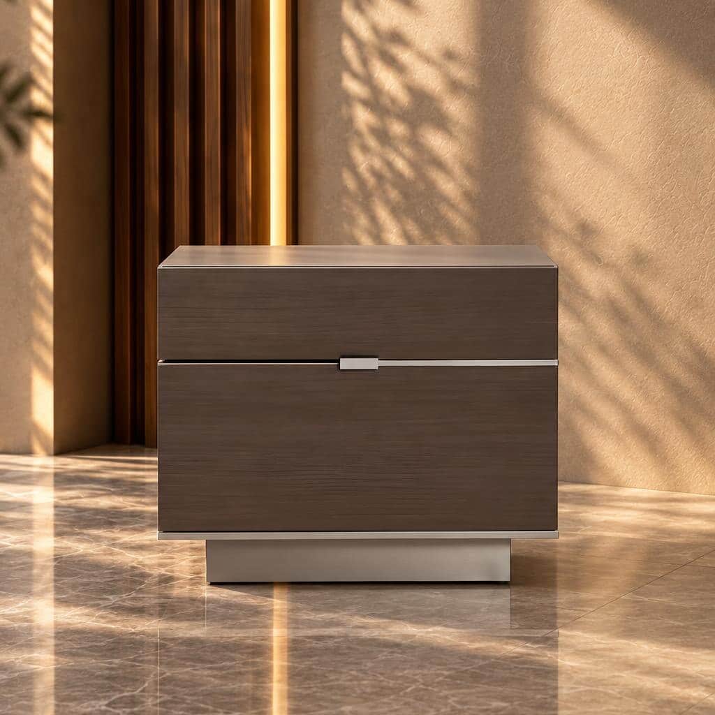 Mirestino Nightstand Set in refined decorated room look