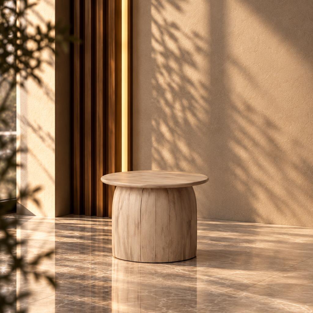 Nexvani Nightstand Set in compact premium room layout