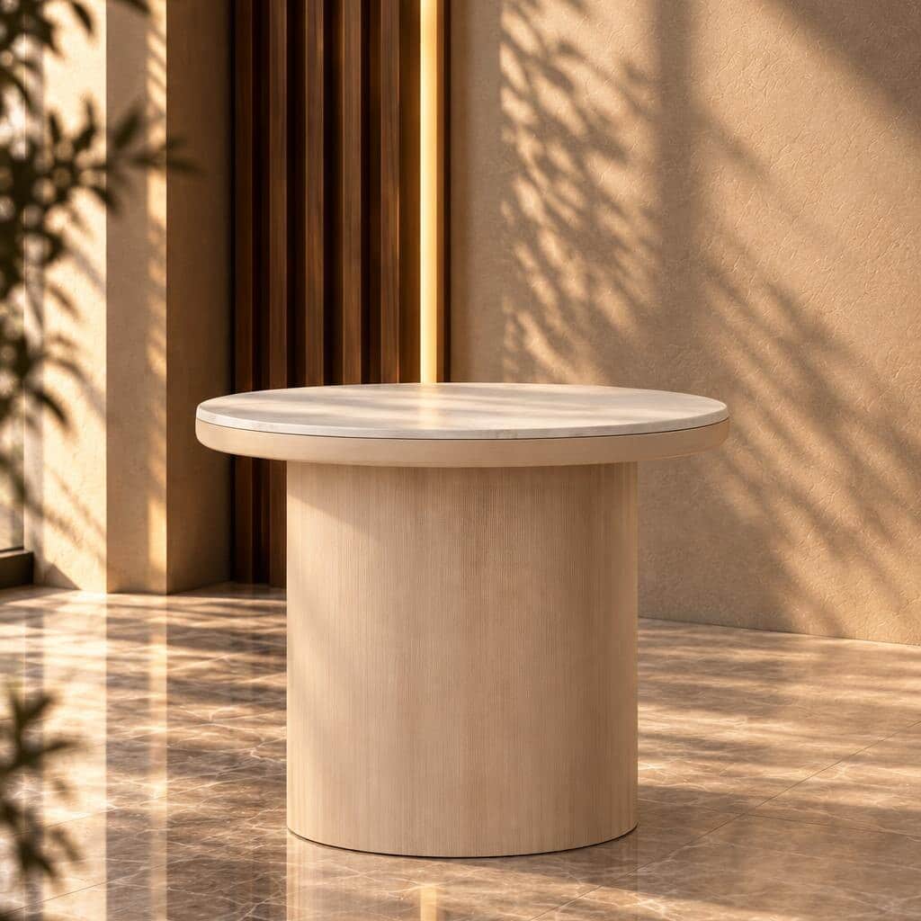 Lorzano Nightstand Set in decorative storage display