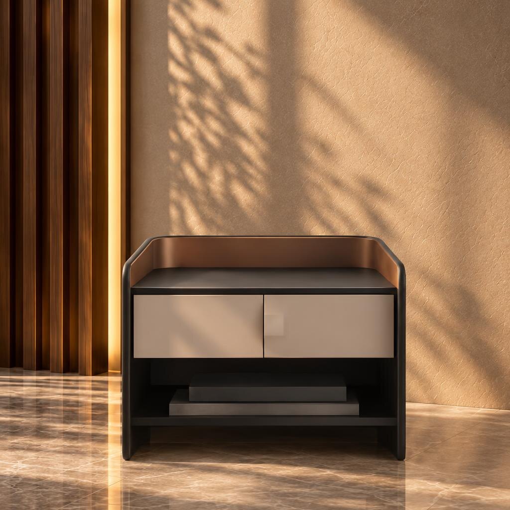 Orvanto Nightstand Set in natural home decor angle