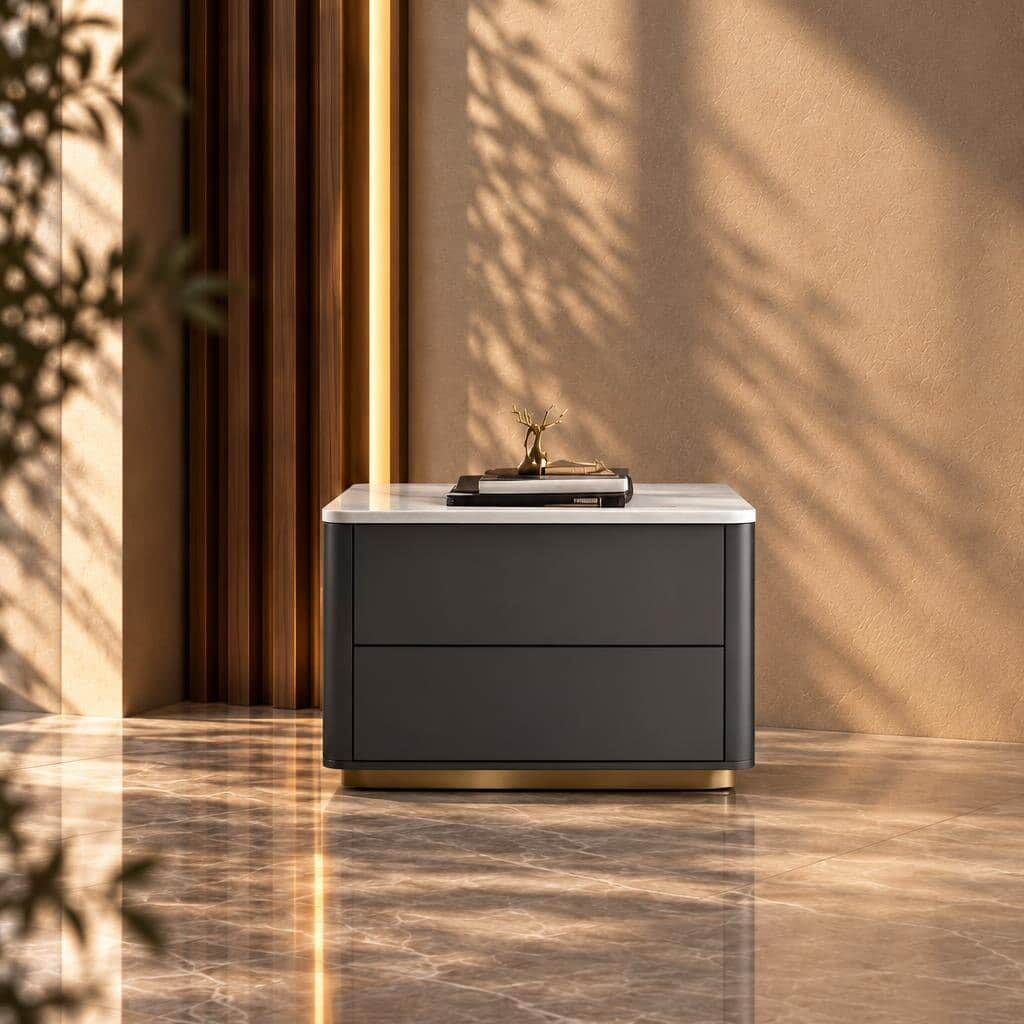 Trezano Nightstand Set in soft visual product scene