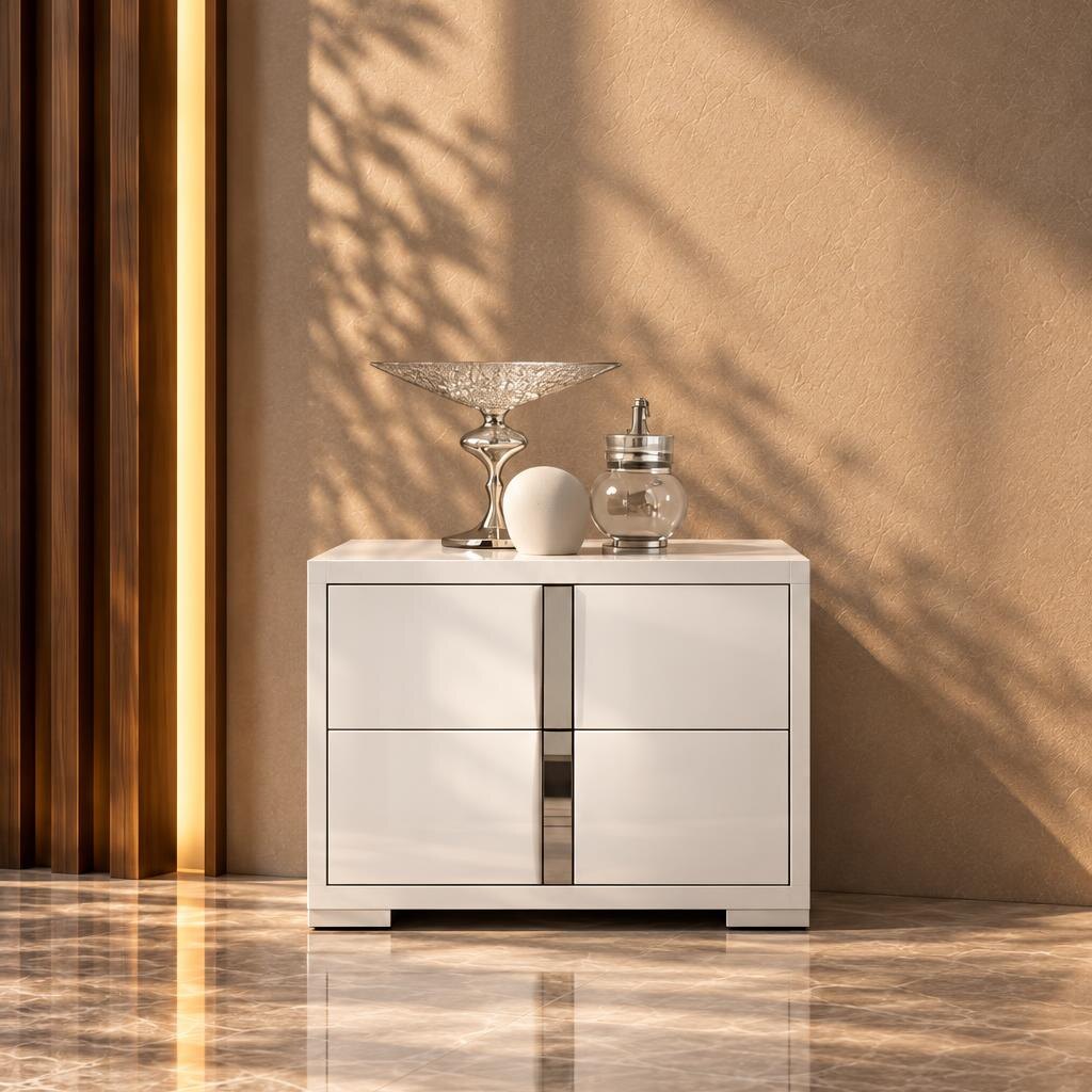 Veltrio Nightstand Set in smart furniture arrangement