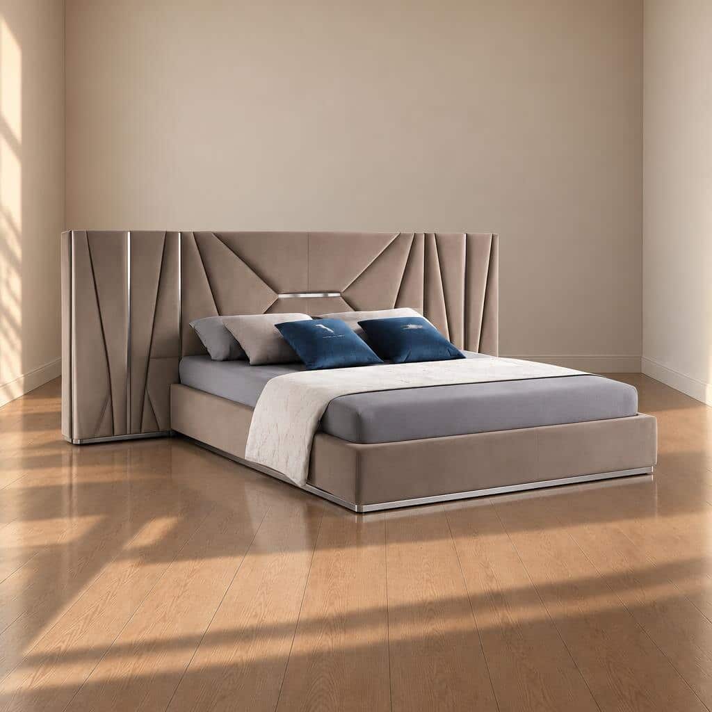 Bedroom set furniture finish and room styling view - image 62639