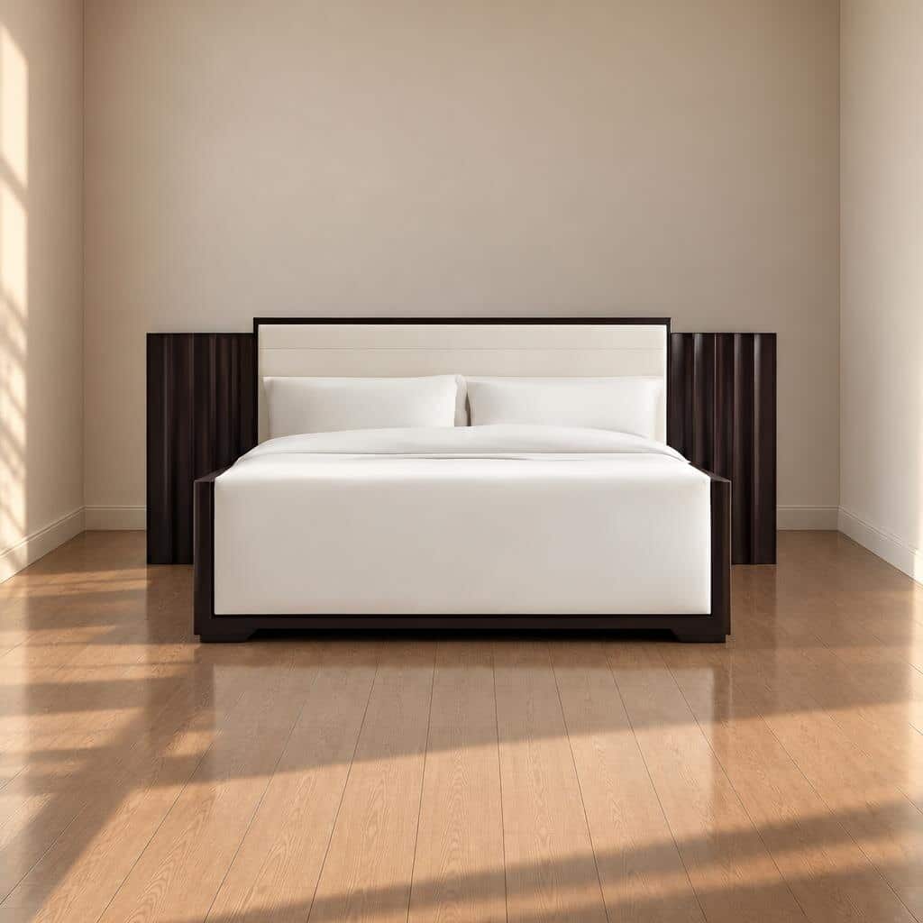 Bedroom set finish detail angle - image 59024