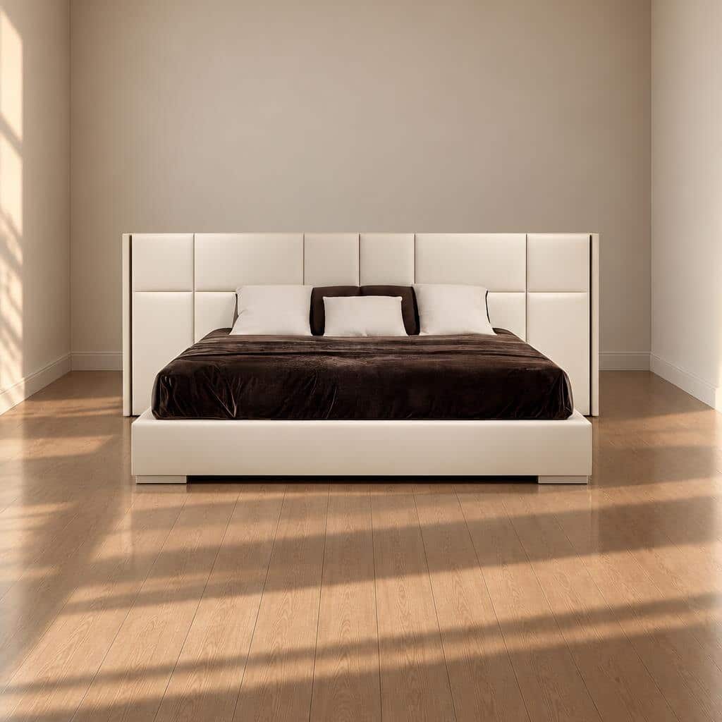 Bedroom set furniture finish and room styling view - image 59033