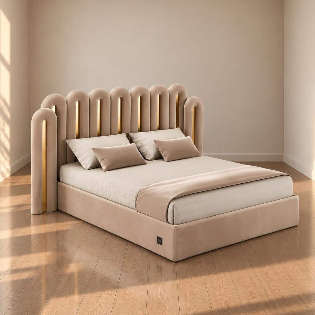 Bedroom set front composition for modern bedroom decor - image 65320