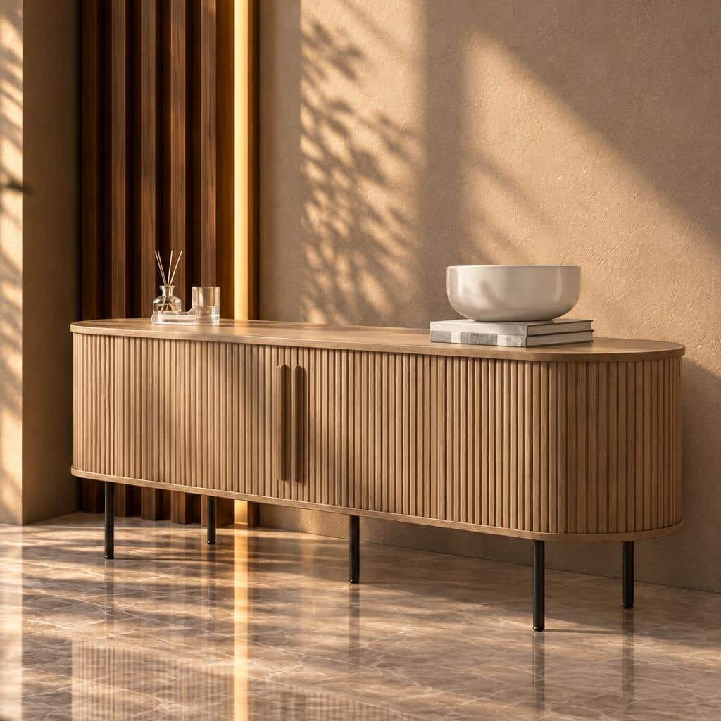 Rira Buffet captured in a main display for buffet furniture styling