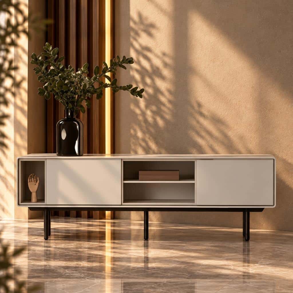 Rivo Buffet in a main display for coordinated dining room decor