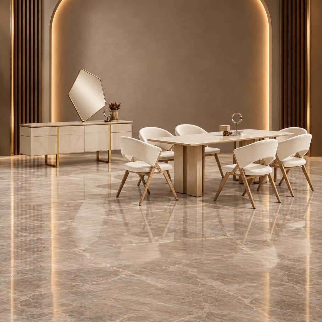 Levia Dining Room Set main view for elegant dining spaces