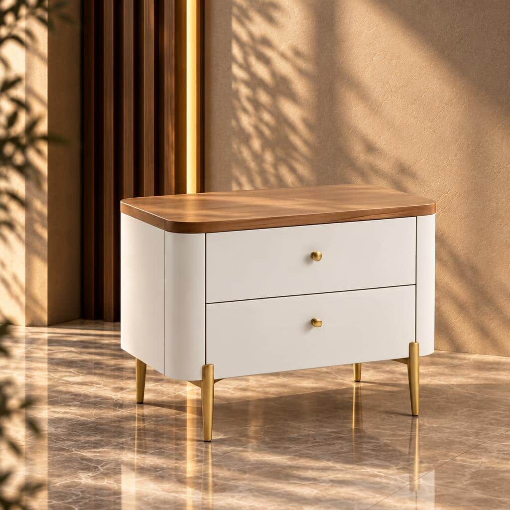 Bedroom set furniture finish and room styling view - image 60443