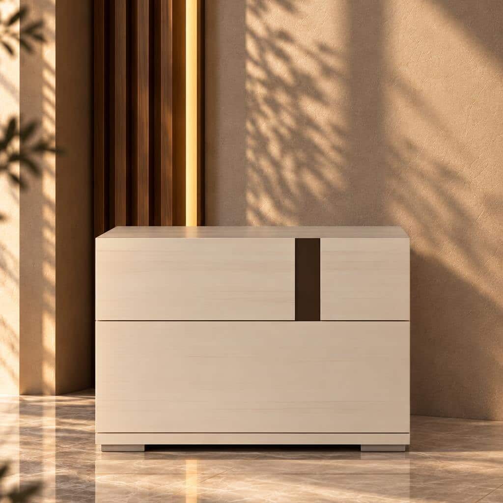 Bedroom set furniture finish and room styling view - image 59953