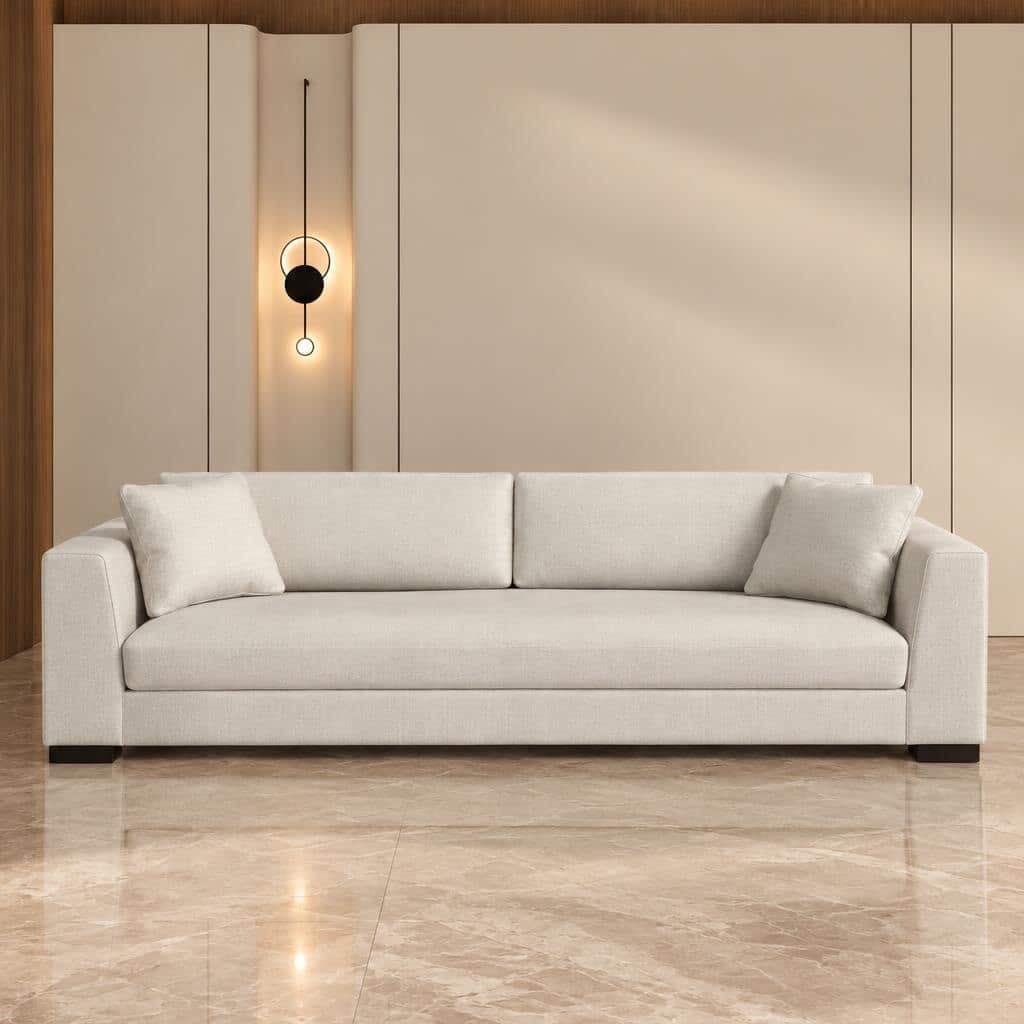 Plyto Living Sofa angled view for modern living room sofa furniture