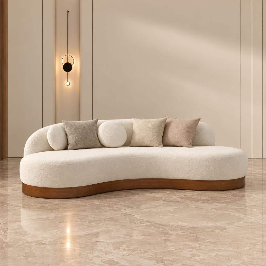 Xelto Living Sofa angled view for modern living room sofa furniture