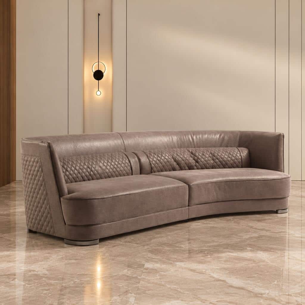 Mink Living Sofa front view for modern living room sofa furniture