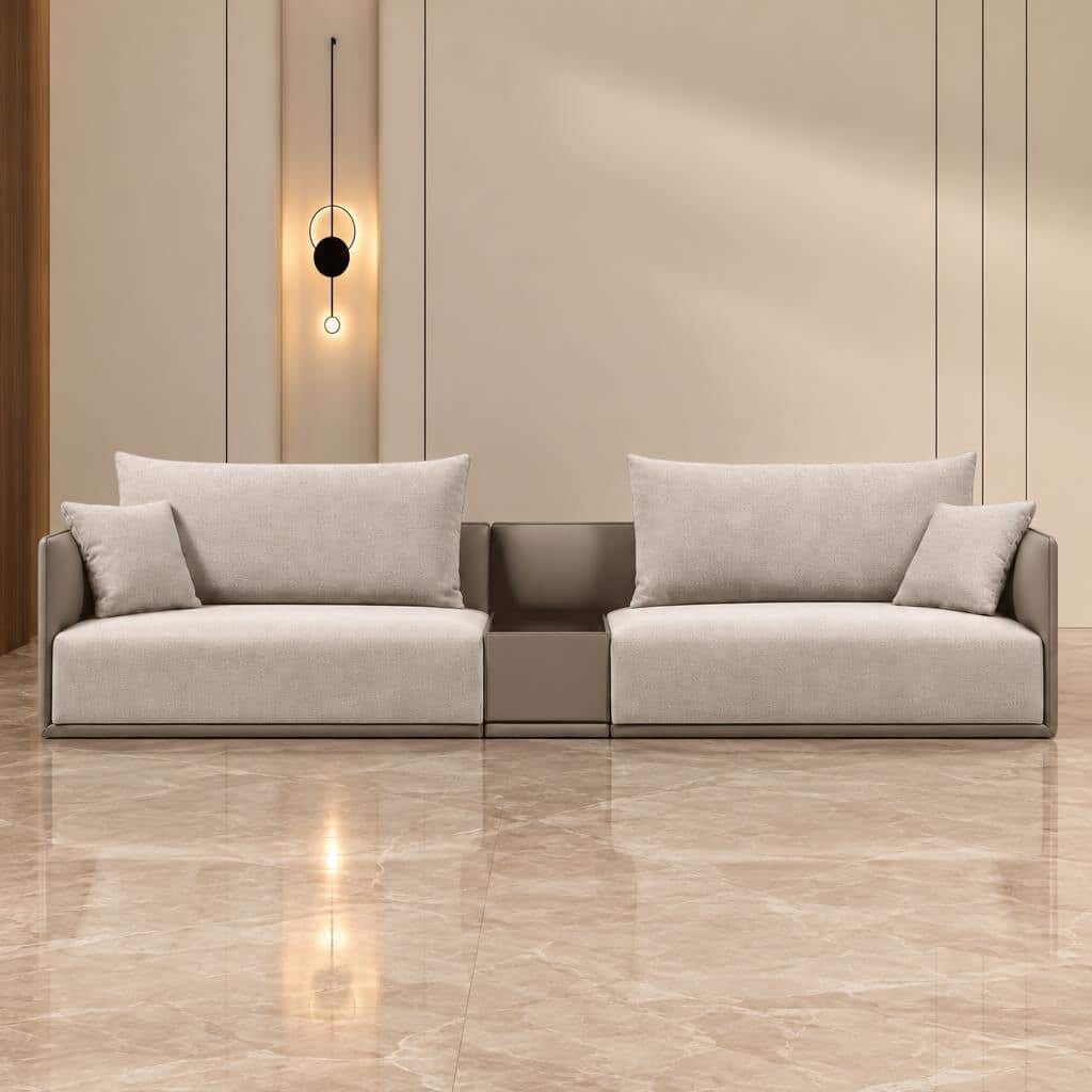 Atros Living Sofa front view for modern living room sofa furniture