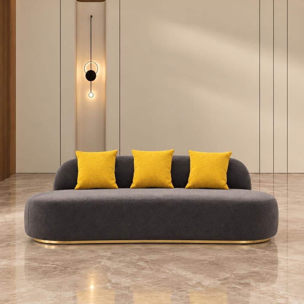 Dove Living Sofa front view for modern living room sofa furniture