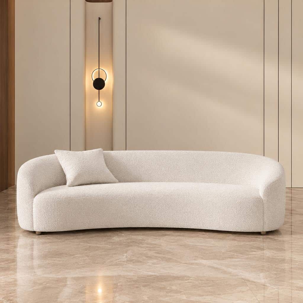 Mena Living Sofa front view for modern living room sofa furniture
