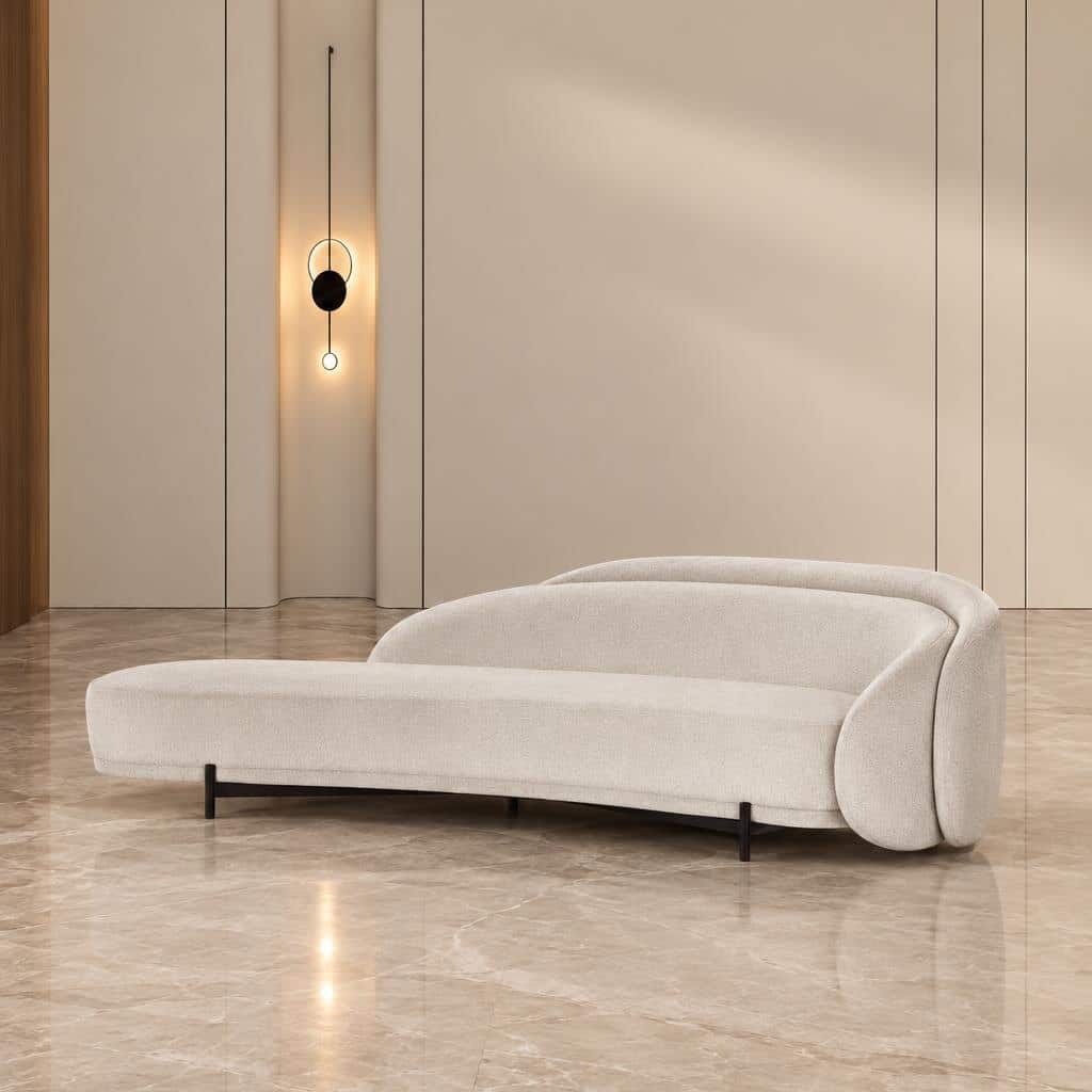 Rivon Living Sofa angled view for modern living room sofa furniture
