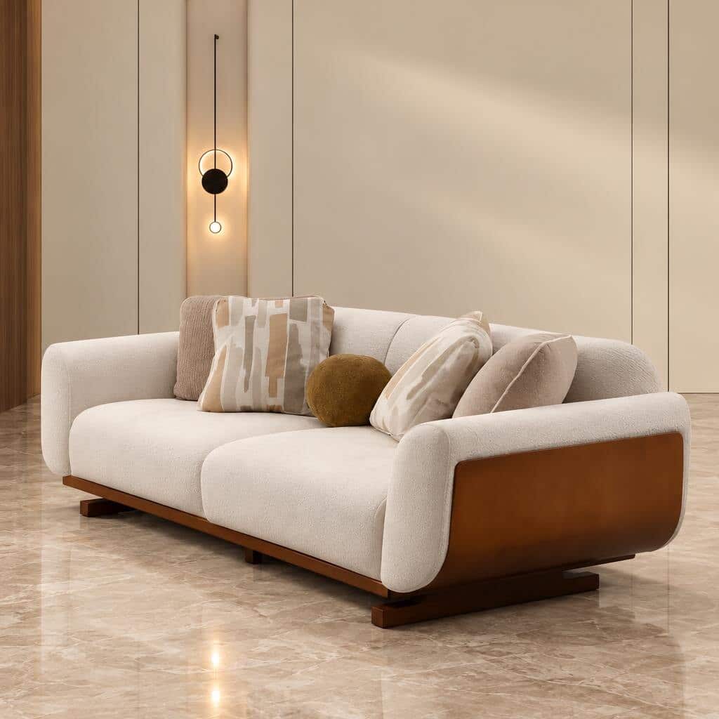 Kixo Living Sofa front view for modern living room sofa furniture