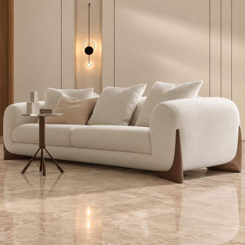Krylo Living Sofa front view for modern living room sofa furniture