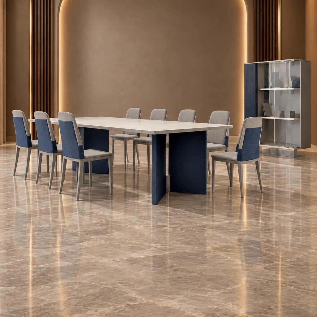 Calira Dining Room Set main view for elegant dining spaces