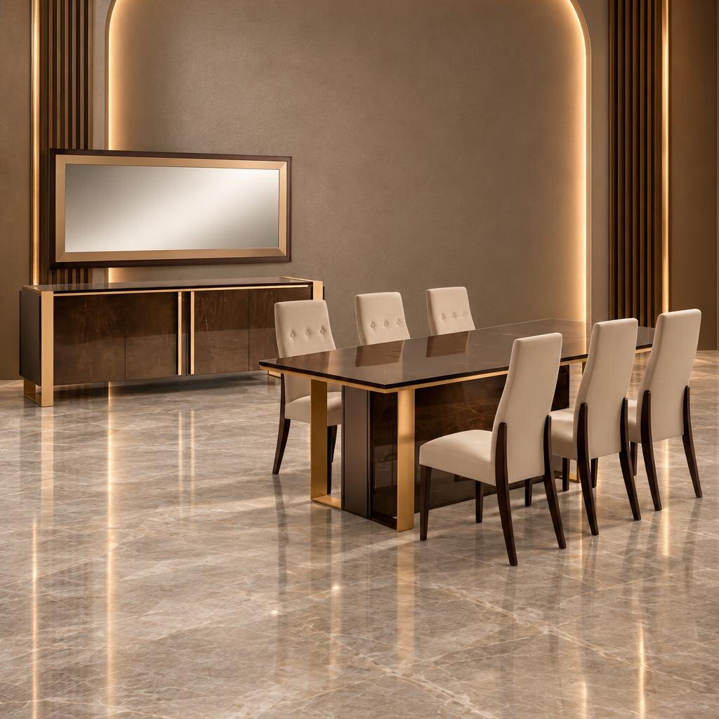 Xavira Dining Room Set main view for elegant dining spaces