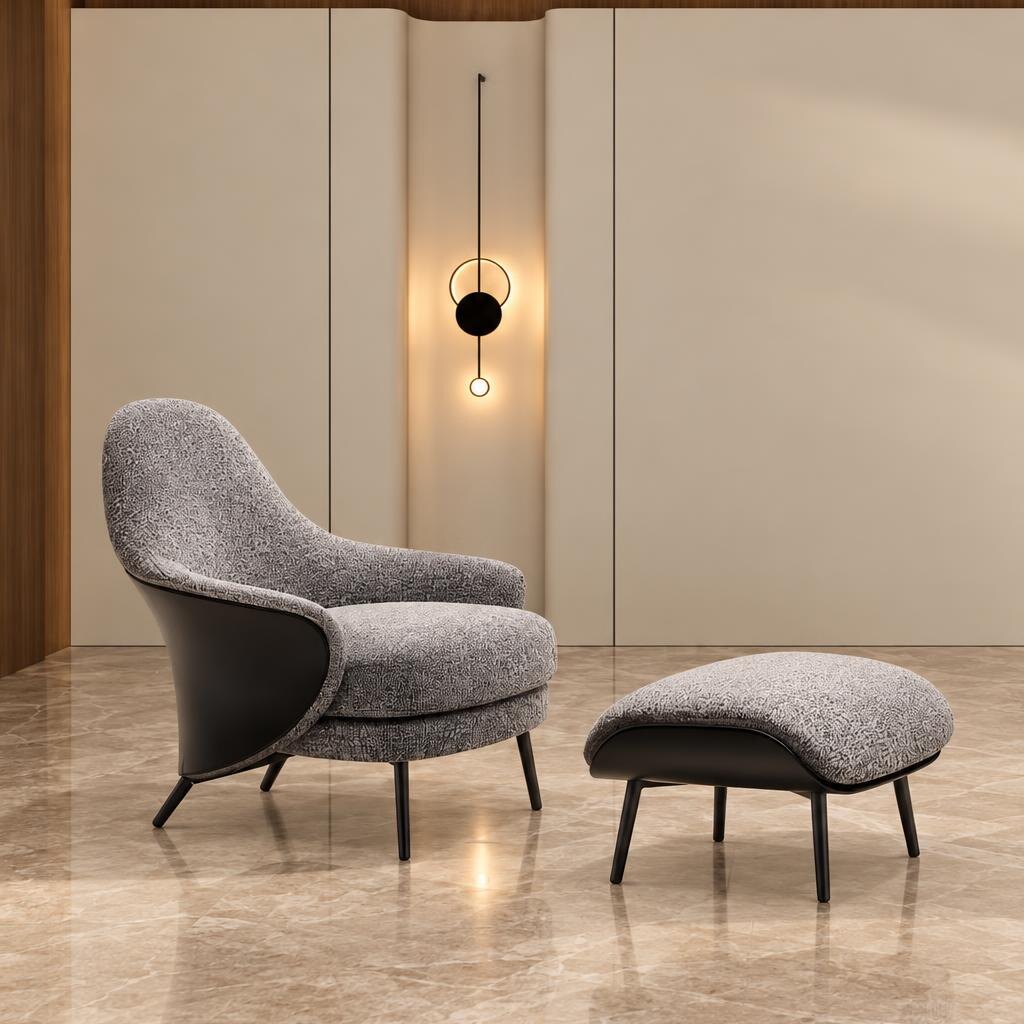 Griva Living Chair detail view for modern living room seating
