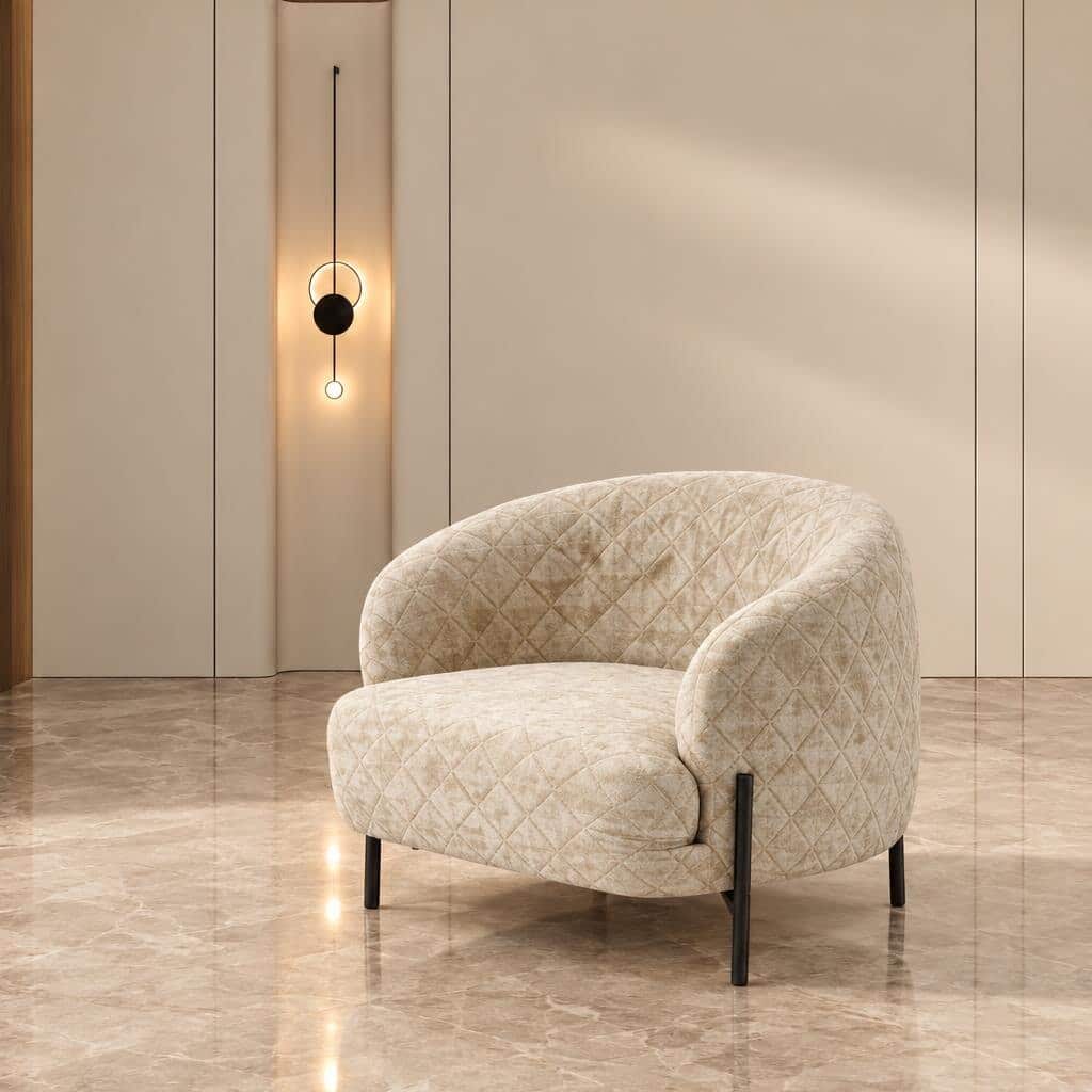 Airo Living Chair front view for elegant room decor