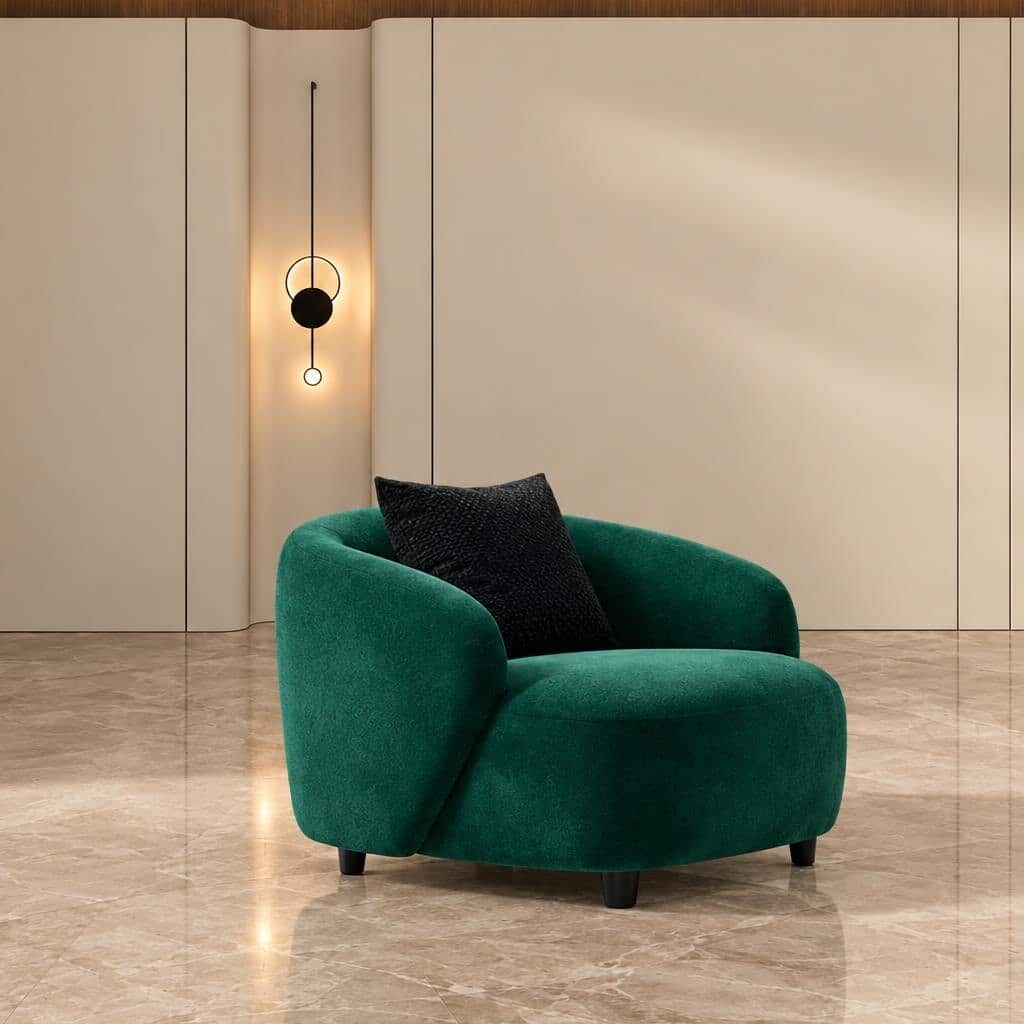 Haro Living Chair front view for premium interior styling