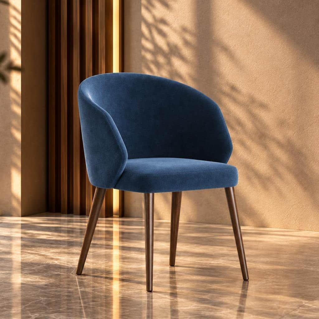 Milo Dining Chair angled view for dining room furniture