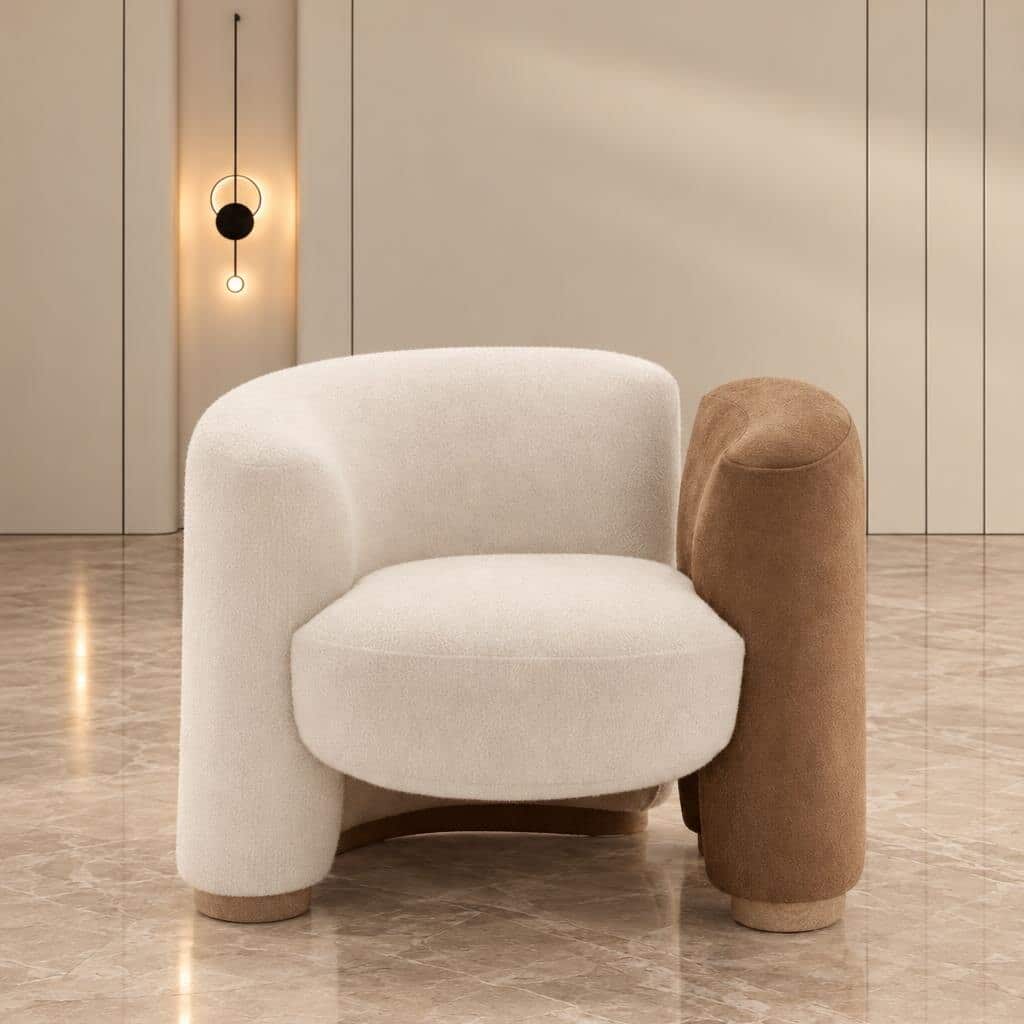 Trega Living Chair side profile for premium interior styling