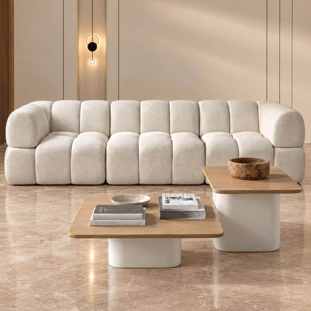 Auron Living Sofa angled view for modern living room sofa furniture