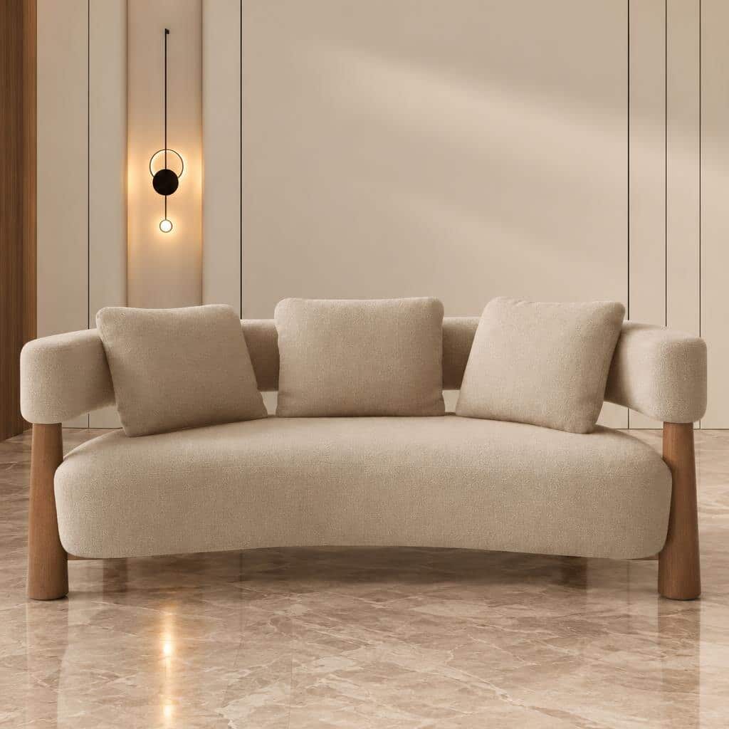 Mytex Living Sofa front view for modern living room sofa furniture