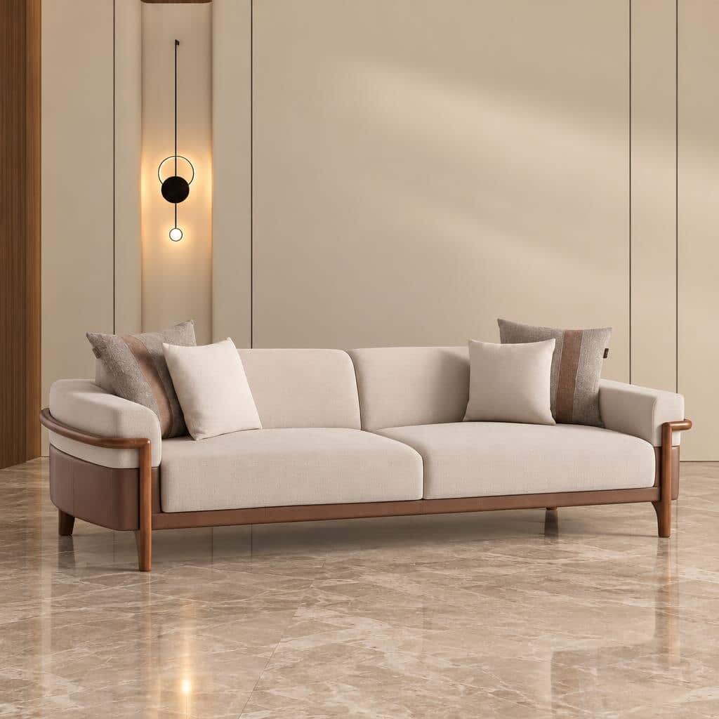 Livo Living Sofa polished view for contemporary home layouts
