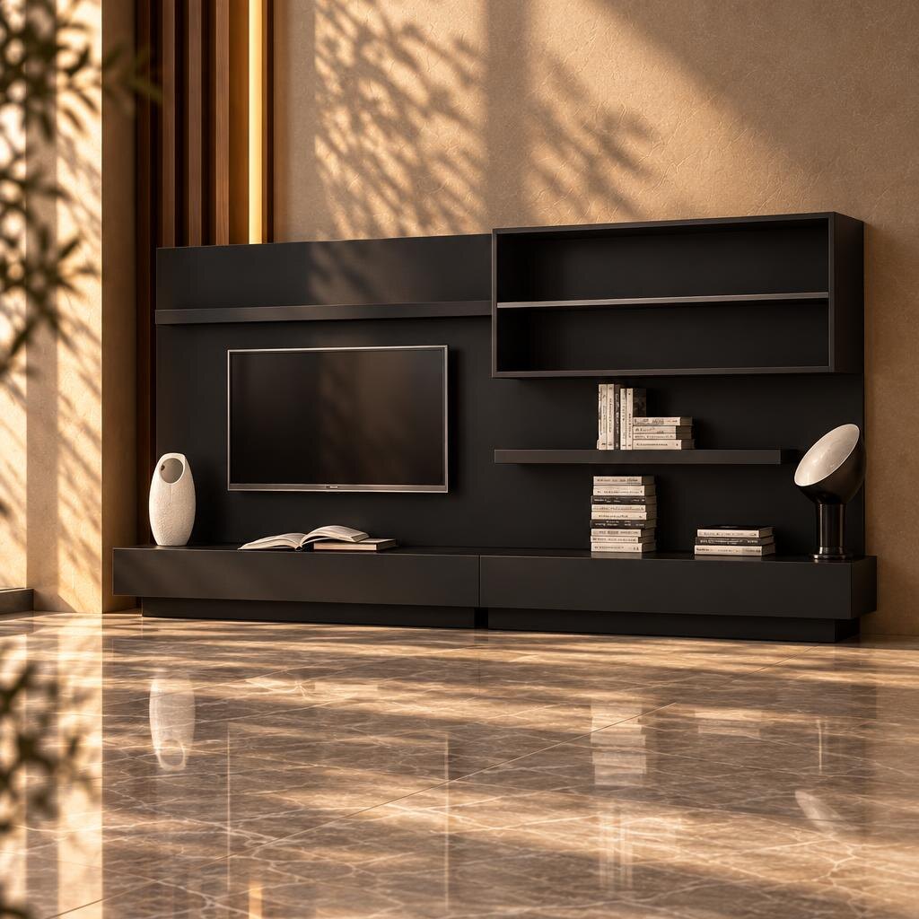 tall tv unit design